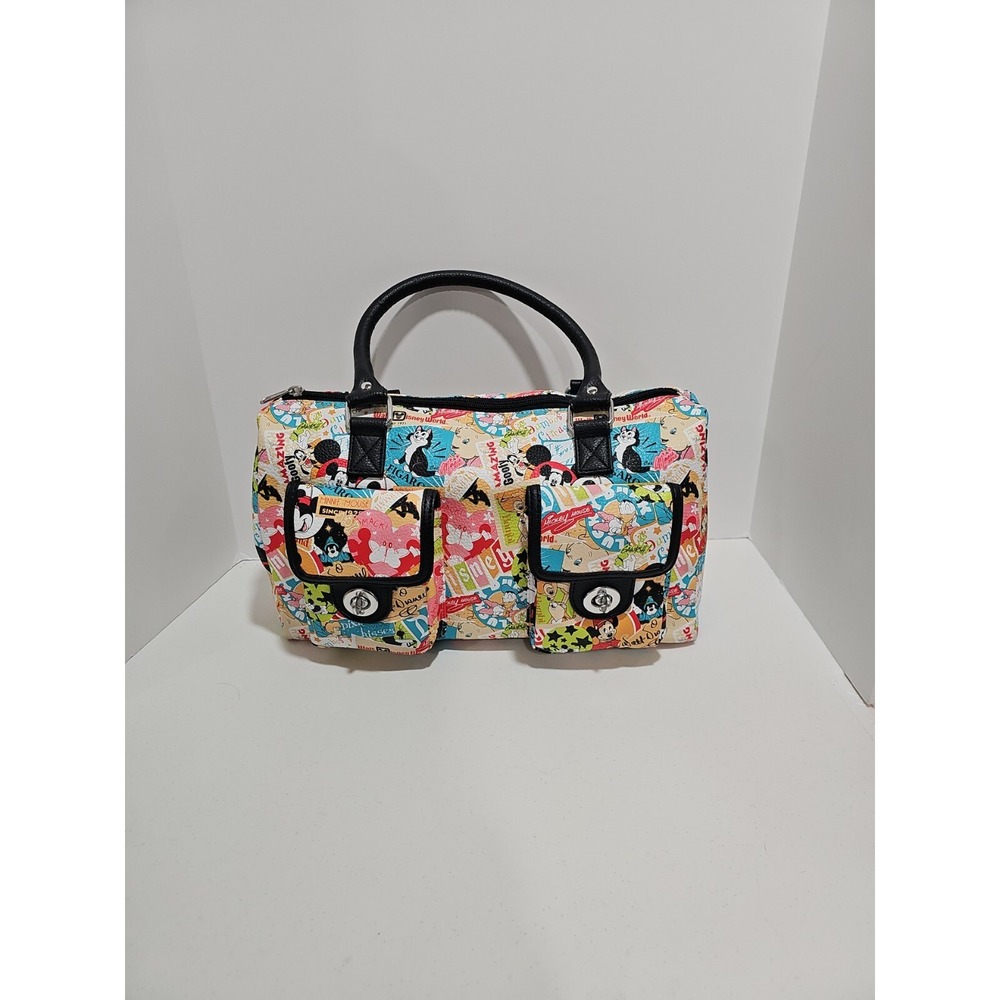 Disney Parks - Authentic Vintage-Classic Collage Purse - Mickey Mouse & Friends‎
